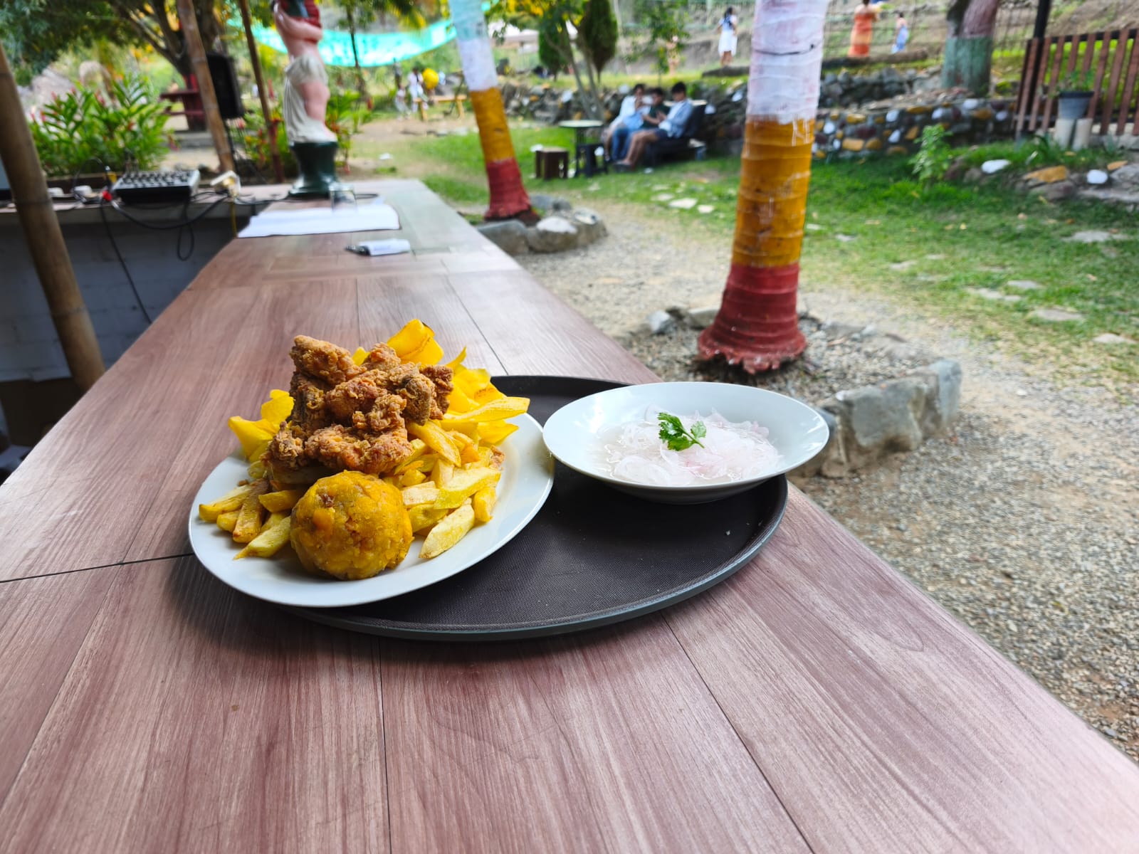 Tacacho con Cecina & Chicharrón